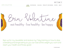 Tablet Screenshot of erinvolentine.com